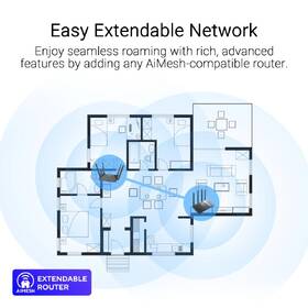 Router Asus RT-AX52 Pro (AX3000), Dual Band WiFi 6 čierny

 obrázok produktu 7 z 9
