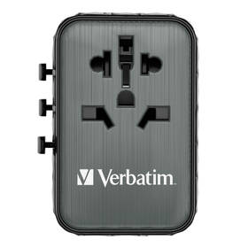 Cestovný adaptér Verbatim UTA-05 GaN III, 2x USB-C PD 65W & QC 4+, 2x USB-A čierny

 obrázok produktu 2 z 11