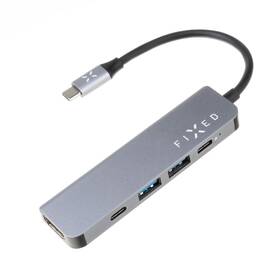 USB Hub FIXED 5v1 USB-C Mini pre notebooky a tablety sivý

 obrázok produktu 3 z 5