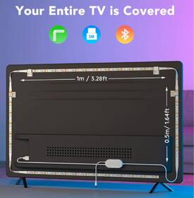 LED pásik Govee TV 46-60" SMART RGB + ovládač 

 obrázok produktu 5 z 10