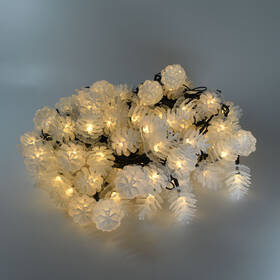 Vianočné osvetlenie RETLUX RXL 371, reťaz (šišky), 80 LED, 20 m, teplá biela 

 obrázok produktu 2 z 6