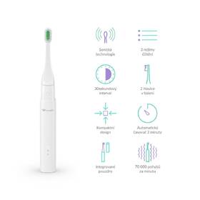 Zubná kefka TrueLife SonicBrush T100 biela

 obrázok produktu 5 z 11