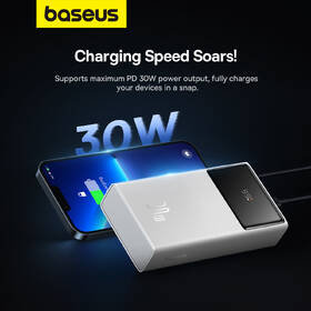 Powerbank Baseus Star-Lord 10000mAh 30W 2xUSB/2xUSB-C biely

 obrázok produktu 12 z 16