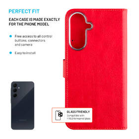 Puzdro na mobil flipové FIXED Opus na Samsung Galaxy A36 5G/A56 5G červené

 obrázok produktu 2 z 2