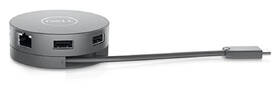 USB Hub Dell DA310 Pro 7-in-1 USB-C Travel sivý

 obrázok produktu 4 z 5