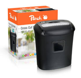 Skartovač Peach PS500-40 10 listov/ 21L/ krížový rez čierny

 obrázok produktu 2 z 2