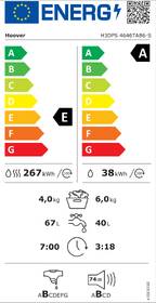 Práčka so sušičkou Hoover H3DPS 4646TAB6 biela

 obrázok produktu 1 z 9