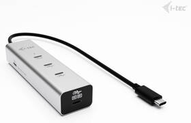 USB Hub i-tec iUSB-C Charging Metal HUB 5port, USB-C video 8K, PD 85W strieborný

 obrázok produktu 1 z 10