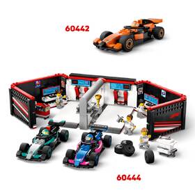 Stavebnica LEGO® City 60443 Zastávka v boxech F1® a personál s vozem Ferrari 

 obrázok produktu 5 z 9