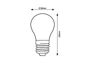 LED žiarovka Rabalux Filament E27, 7W, 4 000 K 

 obrázok produktu 2 z 2