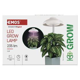 Lampa na pestovanie EMOS Dáždnik, 5 W, LED integrované, IP20 biela

 obrázok produktu 5 z 7