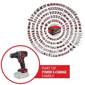 Vŕtací skrutkovač Einhell TC-CD 18/38 Li - Solo (bez baterie) 4514365 

 obrázok produktu 4 z 6