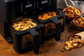 Fritéza teplovzdušná Ariete Air Fryer 4631 Double, 9 l čierna

 obrázok produktu 8 z 8