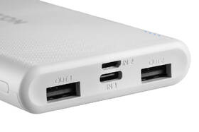 Powerbank Canyon PB-10006W, 10000 mAh, Micro USB/USB-C biely

 obrázok produktu 2 z 6