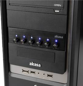 Ovládací panel AKASA FC.SIX do 5,25" 6xfan čierny

 obrázok produktu 3 z 4