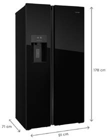 Americká chladnička Concept LA7691bc čierna

 obrázok produktu 15 z 15