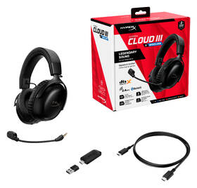 Headset HyperX Cloud III S Wireless čierny

 obrázok produktu 8 z 11