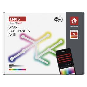 Nástenné svietidlo EMOS GoSmart, 34 W, RGB Lines (9 ks) biele

 obrázok produktu 7 z 10