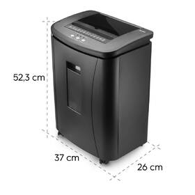 Skartovač Hama Safe Auto M1200, micro rez, podávač, 120 listov, P4 čierny

 obrázok produktu 3 z 5