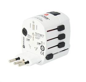 Cestovný adaptér SKROSS PRO pre celý svet biely

 obrázok produktu 9 z 11
