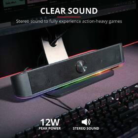Reproduktory Trust GXT 619 Thorne RGB Illuminated Soundbar čierne

 obrázok produktu 7 z 11