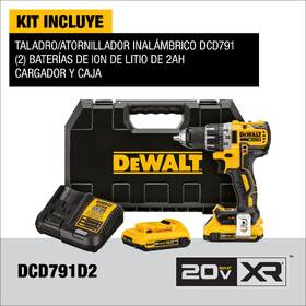 Vŕtací skrutkovač Dewalt DCD791D2-QW (s batériou) 

 obrázok produktu 2 z 6