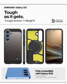 Kryt na mobil Spigen Tough Armor MagSafe na Samsung Galaxy S25 sivý

 obrázok produktu 12 z 17