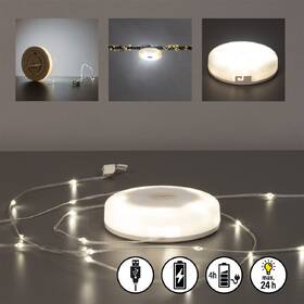 LED reťaz Fischer & Honsel Benni, 1x LED, max. 1,0 W, 1x LED biely

 obrázok produktu 1 z 6