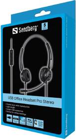 Headset Sandberg USB Pro Stereo čierny

 obrázok produktu 2 z 3