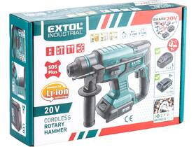 Kladivo EXTOL 8791818 (s batériou) 

 obrázok produktu 4 z 4