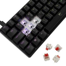 Klávesnica White Shark SHINOBI 2, CZ/SK layout, Red Switch čierna

 obrázok produktu 3 z 9