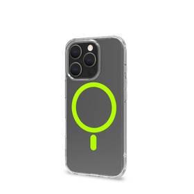Kryt na mobil Celly Gelskinmag MagSafe na Apple iPhone 16 Pro zelený/priehľadný

 obrázok produktu 2 z 2