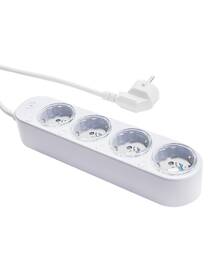 Kábel predlžovací Shelly Powerstrip 4,4x zásuvka s meraním spotreby, Wi-Fi biely

 obrázok produktu 1 z 4