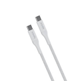 Kábel Epico Braided PD, USB-C / USB-C, 1.2m biely

 obrázok produktu 1 z 3