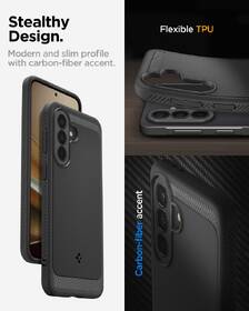 Kryt na mobil Spigen Rugged Armor - Samsung Galaxy A37 5G čierny

 obrázok produktu 9 z 14