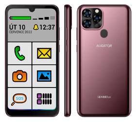 Mobilný telefón Aligator S6100 Senior vínový

 obrázok produktu 3 z 5