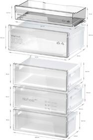 Chladnička s mrazničkou Bosch KGN492XCF čierna/ocel

 obrázok produktu 8 z 14