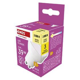 LED žiarovka EMOS Classic MR16, GU10, 4W, teplá biela 

 obrázok produktu 3 z 3
