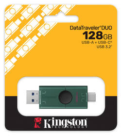 USB flashdisk Kingston DataTraveler Duo G2 128GB zelený

 obrázok produktu 5 z 14