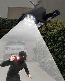 Svietidlo vonkajšie Trixline TR-593 Solární LED - imitace CCTV kamery čierne

 obrázok produktu 2 z 4