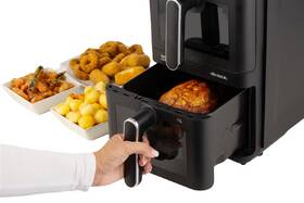 Fritéza teplovzdušná Ariete ART 4640 Air Fryer VerticalDuo, 11 l čierna

 obrázok produktu 14 z 14