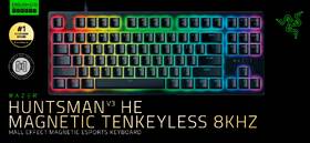 Klávesnica Razer Huntsman V3 HE Magnetic Tenkeyless 8KHz, US Layout čierna

 obrázok produktu 6 z 7