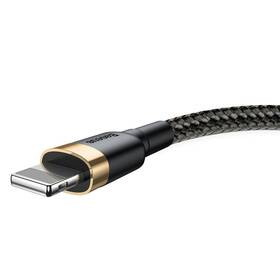 Kábel Baseus Cafule USB/Lightning, 3m čierny/zlatý

 obrázok produktu 2 z 10