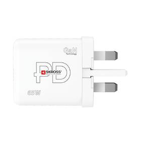 Cestovný adaptér SKROSS USB A+C 65W GaN UK, Power Delivery, typ G 

 obrázok produktu 2 z 9