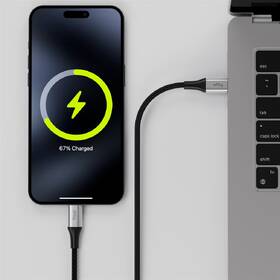 Kábel Allity AUC-01, 27W, USB-C/Lightning, 1m čierny

 obrázok produktu 3 z 4