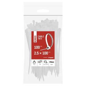 Sťahovacie pásky EMOS 100×2,5MM, 100KS biele

 obrázok produktu 1 z 8