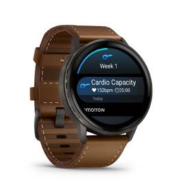 Inteligentné hodinky Garmin Venu 4 - 45 mm + kožený remienok čierne/hnedé

 obrázok produktu 5 z 8