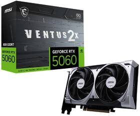 Grafická karta MSI GeForce RTX 5060 8G VENTUS 2X OC čierna/sivá

 obrázok produktu 7 z 7