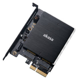 Adaptér AKASA M.2 PCIe SSD and M.2 SATA SSD čierny

 obrázok produktu 4 z 6