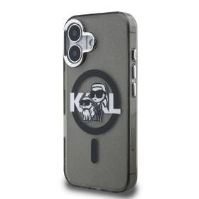 Kryt na mobil Karl Lagerfeld IML Glitter Karl and Choupette Sketch MagSafe na Apple iPhone 16 čierny

 obrázok produktu 1 z 6